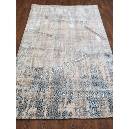 Ковер Турция Для Гостиной 10 Серый с Синим