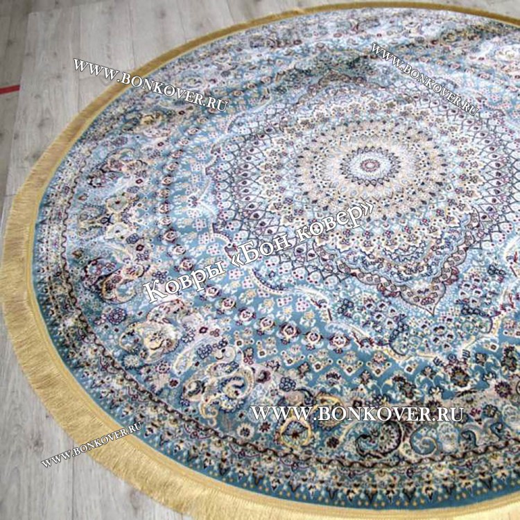 Восточный Ковер Для Гостиной Медальон Дизайн 28752 круг