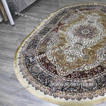Турецкий овальный ковер в гостиную арт 28768