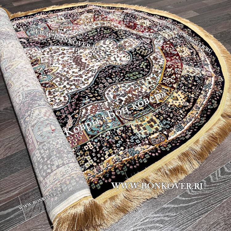 Турецкий овальный ковер в гостиную арт 28769
