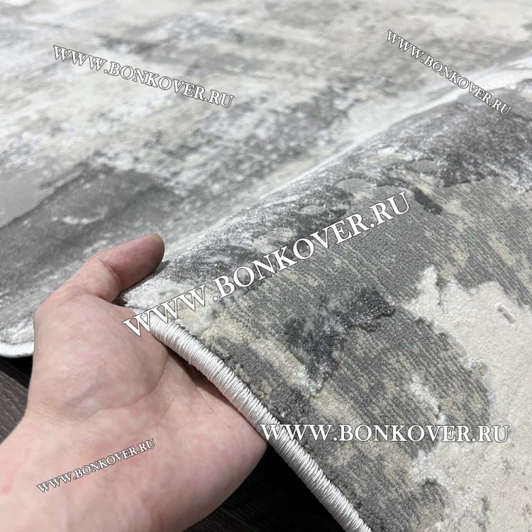 Ковер Турция Современный Дизайн 26 Серый Овал