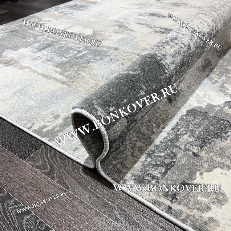 Ковер Турция Современный Дизайн 26 Серый Овал