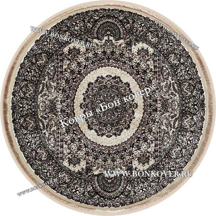 Круглый Ковер с Восточным Узором Медальон Арт 30339
