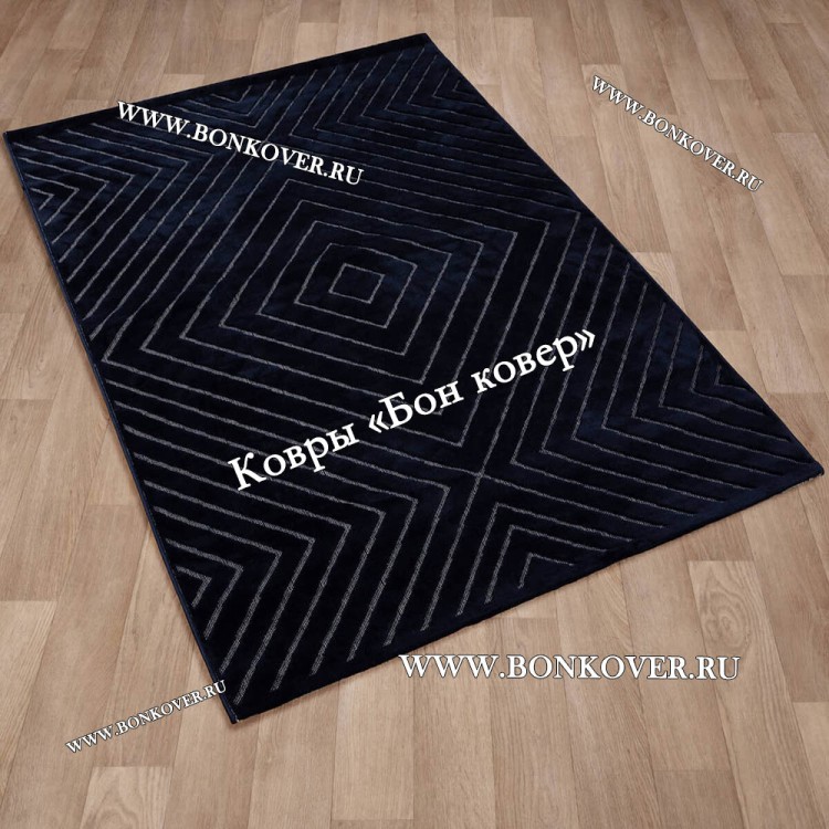 Современный Турецкий Ковер Дизайн 75 темно-синий