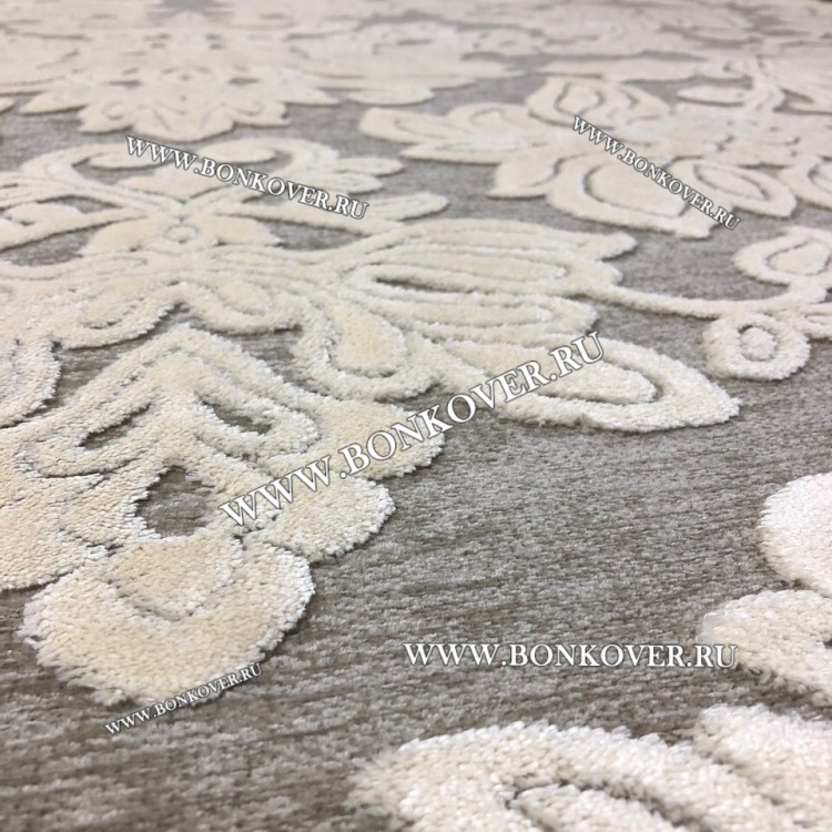 Белый Круглый Ковер Для Гостиной Дизайн 30539