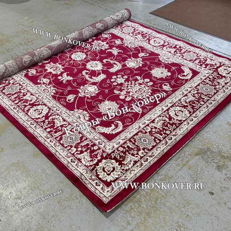 Турецкий Ковер Для гостиной дизайн 80 красный