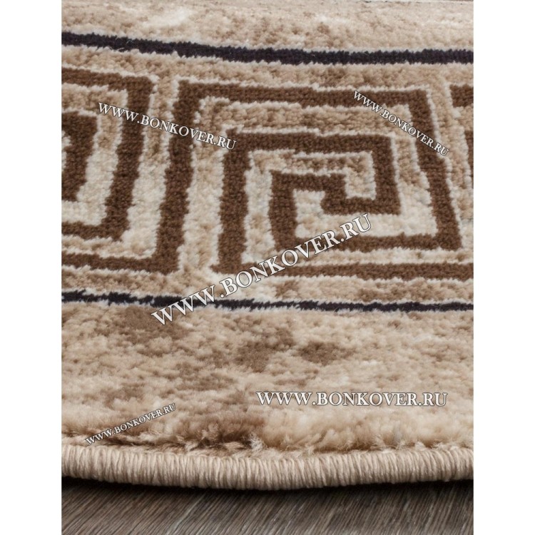 Ковер Российского Производства Дизайн 10 Бежевый Круг