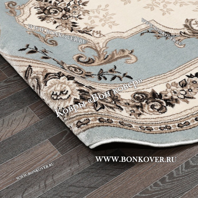 Ковер Российского Производства Дизайн 02 Серый Овальный