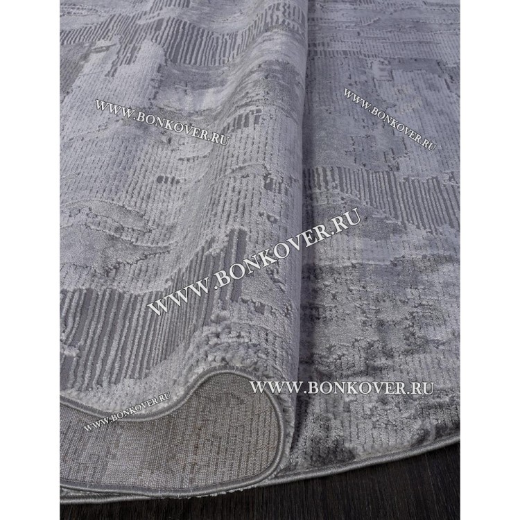 Турецкий Ковер Для Гостиной Дизайн 10 Серый Круг