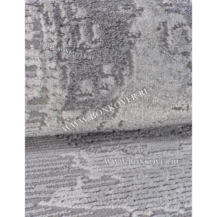 Турецкий Ковер Для Гостиной Дизайн 10 Серый Овальный