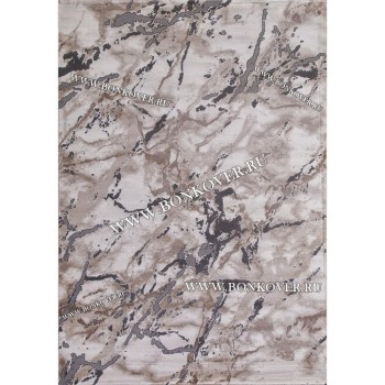 Турецкий Ковер Для Гостиной Дизайн 19 Серый с Коричневым Прямоугольный