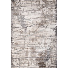 Абстрактный ковер дизайн 78 Серый с коричневым