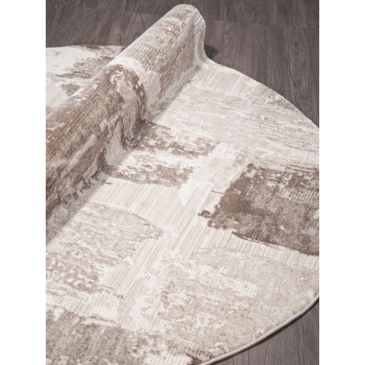 Ковер Armina 03710A BROWN / BROWN Круг